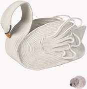 Cesto portaoggetti per bambini fatto a mano Swan Lake