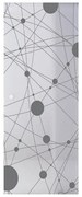 Anta per porta scorrevole Euclide in cristallo L 76 x H 215 cm reversibile