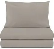 Completo letto singolo cotone grigio New Cotton