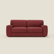 Cloud Divano letto materasso H17 cm dai morbidi cuscini in tessuto impermeabile T06 rosso