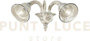 Applique a parete poseidon champagne 2 luci attacco e14 37x37x23,5c...