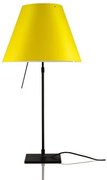 Luceplan - Costanza Lampada da Tavolo con Dimmer Nero/Smart Yellow Luceplan