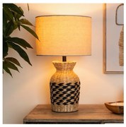 Atmosphera - Lampada da tavolo MENA 1xE27/40W/230V giacinto d'acqua