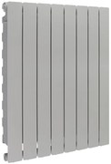 Radiatore acqua calda PRODIGE MODERN in alluminio, 8 elementi, interasse 800 mm, silver