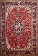 Tabriz Tappeto persiano 310 x 210 Rosso (Iran) Annodato A Mano