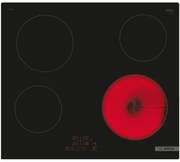 Piano cottura in vetroceramica da 60 cm con 4 fuochi, 6600 W, nero - PKE611BB8E - bosch