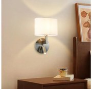 Brilagi - Applique a LED DAYA 1xE14/40W/230V + LED/3W bianco/cromo opaco