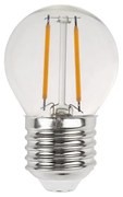 Lampada LED E27 1W a Filamento 1800K, No Flickering - G45 Colore Bianco Molto Caldo 1.800K