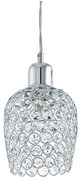 Eglo 94896 - Lampadario di cristallo BONARES 1 1xE27/60W/230V