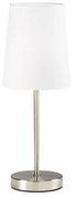 Lampada da tavolo sally nickel 1xe14 15x15x41,8cm i-sally-l-nik