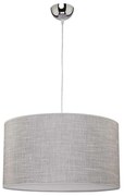 Duolla - Lampadario a sospensione con filo ALTO 1xE27/40W/230V diametro 45 cm grigio