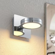 Lindby applique Skrolla, a 1 luce, altezza 11 cm, CCT, IP44