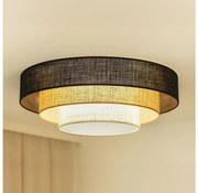 Brilagi -Plafoniera ASPEN LUNETA LED/12W/230V diametro 60 nero/beige/color crema