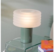 Atmosphera - Lampada da tavolo ASTI 1xE27/60W/230V verde