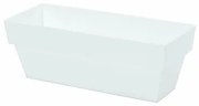 Vaso rettangolare da Balcone Plastiken Limited Bianco (12 x 30 cm)