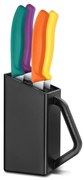 Victorinox - Set di 5 coltelli da cucina SWISS CLASSIC con ceppo, colori assortiti