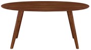 Tavolo da pranzo design scandinavo ovale noce L160 MARIK