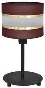 Lampada da tavolo HELEN 1xE27/15W/230V marrone/nero/oro