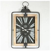 Orologio da parete 1xAA 76x46 beige/nero