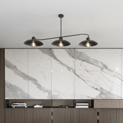 Lampadario a sospensione FOSTER 3 Black