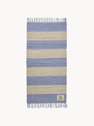 Tappeto a pelo corto tessuto a mano con nappe Chindi, varie misure
