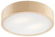 Lampada da soffitto marrone chiaro con paralume in vetro ø 37 cm Eveline - LAMKUR