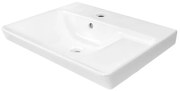Mobile bagno da terra con lavabo L 50 x H 80 x P 40 cm rovere 2 cassetti per vasca a sinistra Easy