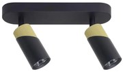 Faretto NEO 2xGU10/8W/230V nero/oro