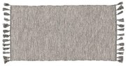 Tappeto Grigio 70 % cotone 30 % Poliestere 80 x 150 cm