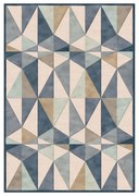 Tappeto Farashe 691 geometrico in viscosa multicolor, L 230 x L 160 cm