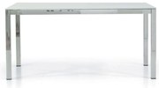 NELSON - tavolo da pranzo moderno allungabile in vetro