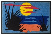 Asciugapasso Best-Flora con tramonto cm 90x60