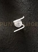 Applique in metallo verniciato bianco nest led 18w cct 3000k 4000k ...