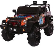 Auto fuoristrada a batteria per bambini JEEP rosso