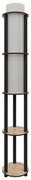 Lampada da terra con ripiani NOTO 1xE27/40W/230V beige/nera