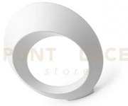 Olo applique a parete bianco opaco a led 2700k 3085lm 33w in alluminio