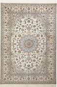 Nain Tappeto persiano 130x180 Beige (Iran) Annodato A Mano