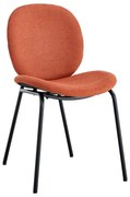 Sedie da pranzo in set di 2 pezzi in color mattone Cori - Marckeric