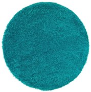 Tappeto blu , ø 100 cm Aqua Liso - Universal