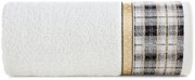 Asciugamano natalizio in cotone bianco con bordo jacquard Šírka: 50 cm | Dĺžka: 90 cm