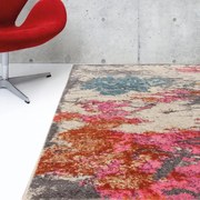 Tappeto Giorgia astratto bianco, L 300 x L 200 cm