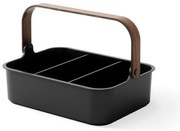Organizer da bagno nero in plastica riciclata Bellwood - Umbra