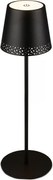 Brilo - Lampada da tavolo ricaricabile LED a sfioramento KIKI LED/2,6W/5V IP44 2600 mAh nera