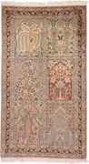 Cashmere Silk Tappeto orientale 80x140 (Indian) Annodato A Mano