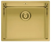 Lavello sottotop 1 vasca PYRAMIS Astris L 50 x L 40 cm oro