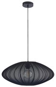 Lampadario a sospensione con filo KINU 1xE27/20W/230V diametro 50 cm nero
