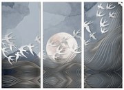 Quadro su tela Swallow flight, multicolore 150 x 100 cm