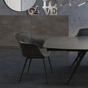 GALAXIA - sedia moderna in ecopelle