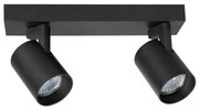 Faretto VOLF 2xGU10/10W/230V nero