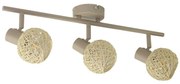 Faretto DEX 3xE14/10W/230V beige/crema